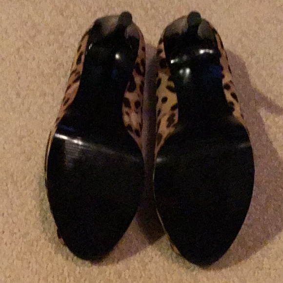 🍁ELEGANT Guess brn/blk pee-toe platform Sz7.5 - Picture 4 of 6